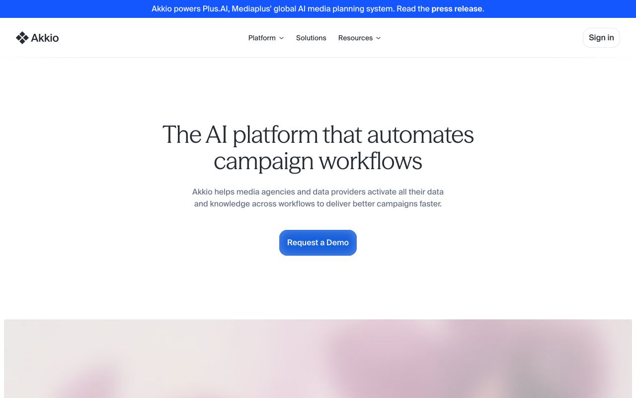 Akkio screenshot