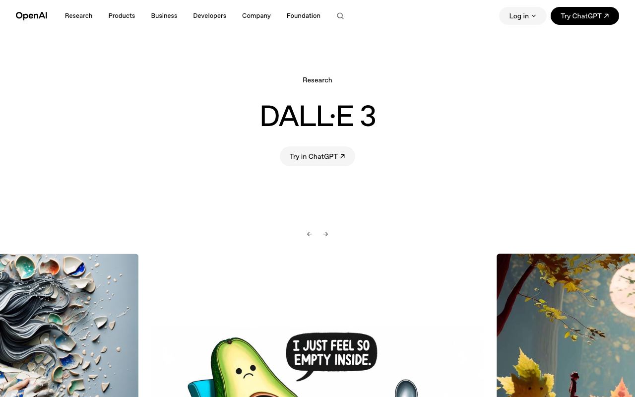 DALL·E 3 screenshot