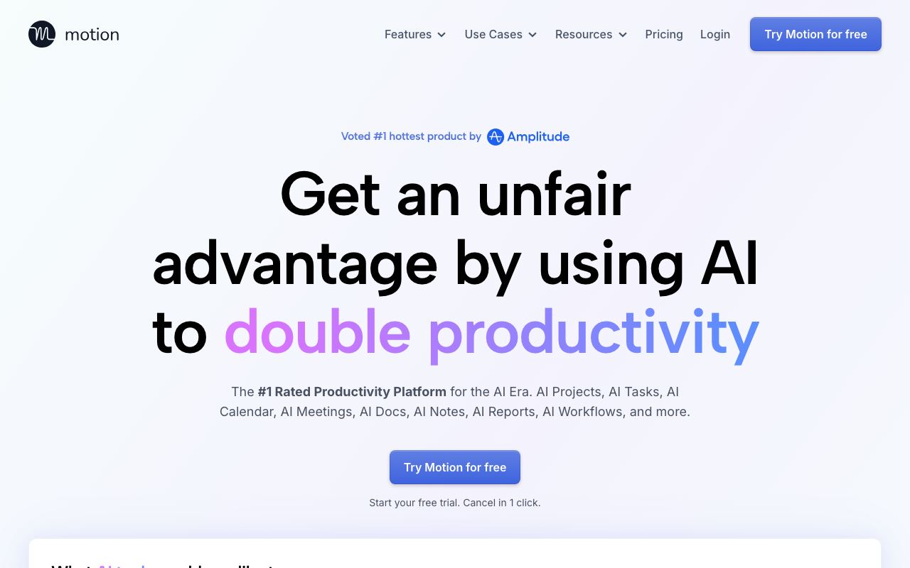 Motion screenshot