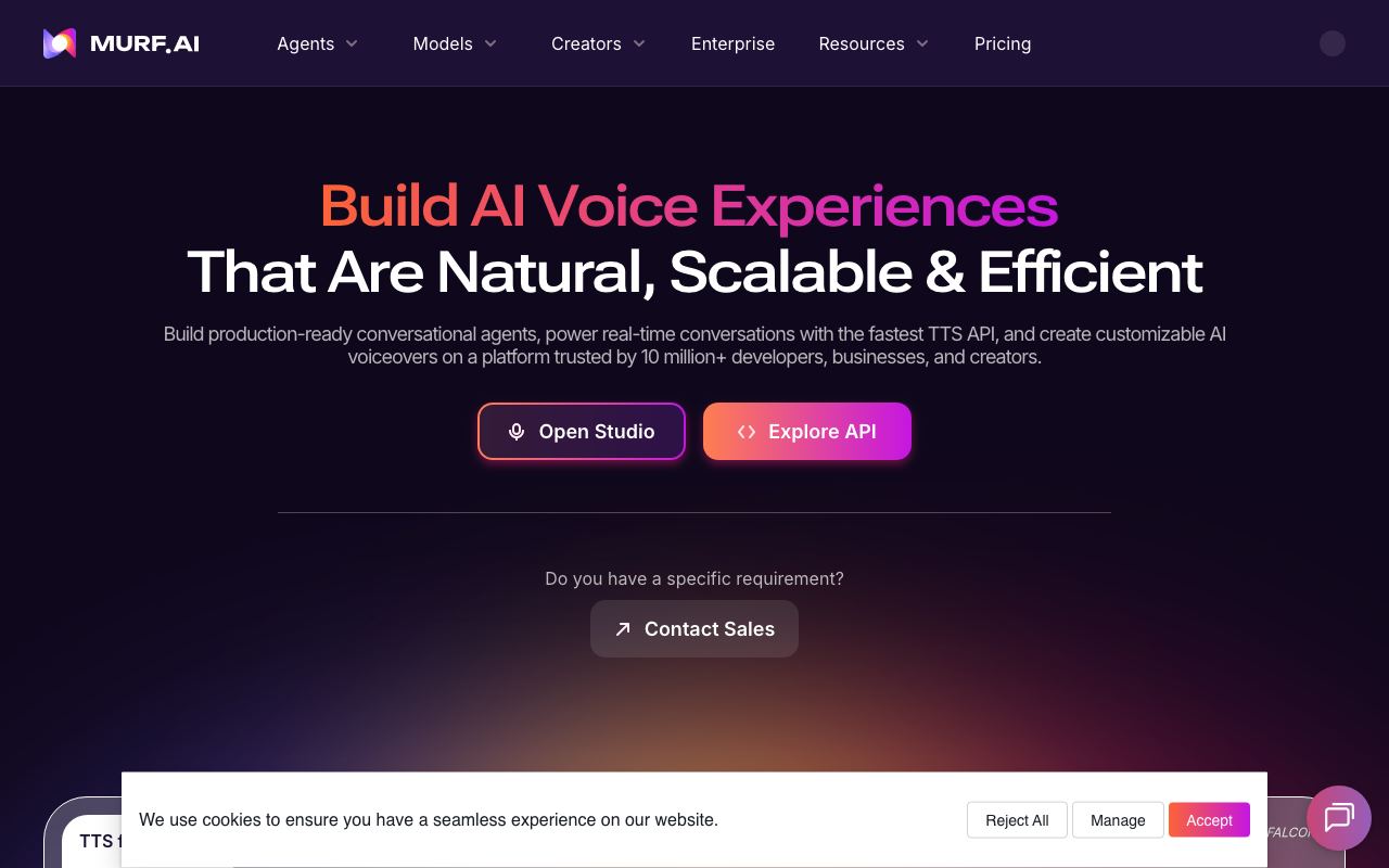 Murf AI screenshot
